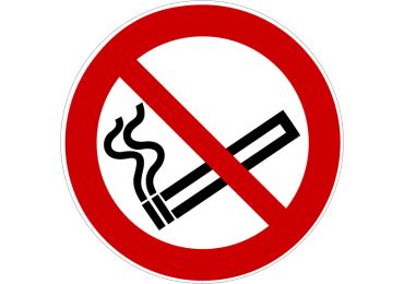 Zákazové značení – Zákaz kouření