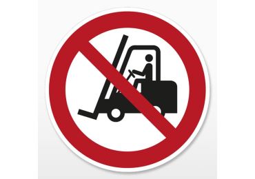 Zákazové značení – Zákaz pro vysokozdvižné vozíky