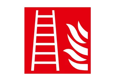 Bezpečnostní požární (luminiscenční) značení – požární žebřík
