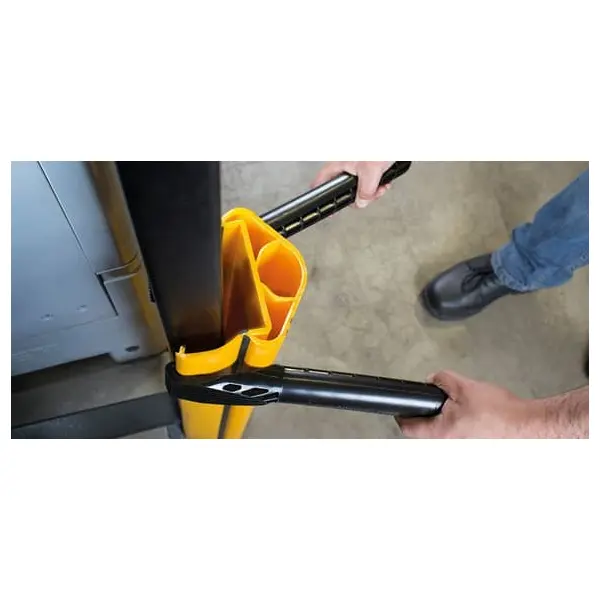 Bezpečnostní zábrana ASAFE, chránič regálových stojin iFlex RackGuard pro mrazírenské skladování