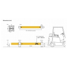 Bezpečnostní zábrana ASAFE, eFlex Single Traffic Barrier – 0,6 m