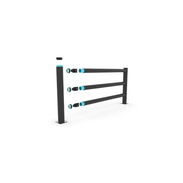 Bezpečnostní zábrana ASAFE, iFlex Pedestrian Barrier 3tyčová pro mrazírenské skladování