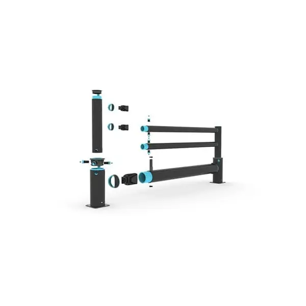 Bezpečnostní zábrana A-SAFE, iFlex Single Traffic Barrier Plus pro mrazírenské skladování