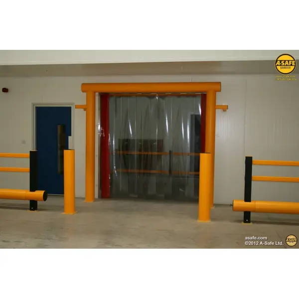 Bezpečnostní zábrana A-SAFE, iFlex sloup Bollard – žlutá, v. 835 mm, pr. 210 mm