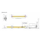 Bezpečnostní zábrana A-SAFE, mFlex Single micro Barrier – 10,1 m