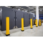 Bezpečnostní zábrana A-SAFE, Monoplex Bollard – žlutá, v. 1135 mm, pr.130 mm, pouze interiér