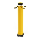 Bezpečnostní zábrana A-SAFE, Monoplex Bollard – žlutá, v. 1195 mm, pr.190 mm, pouze interiér