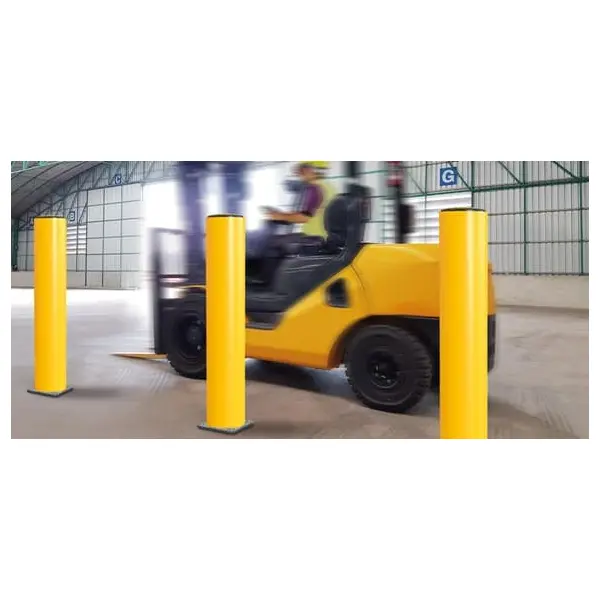 Bezpečnostní zábrana ASAFE, nárazuodolný sloup HeavyDuty Bollard – žlutá, v. 1200 mm, pr. 210 mm