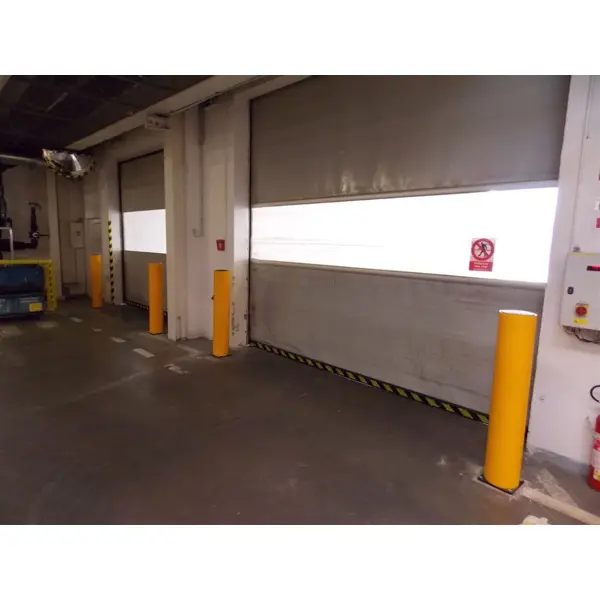 Bezpečnostní zábrana ASAFE, iFlex sloup Bollard – žlutá, v. 2000 mm, pr. 210 mm