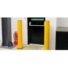 Bezpečnostní zábrana ASAFE, iFlex sloup Bollard – žlutá, v. 2000 mm, pr. 210 mm