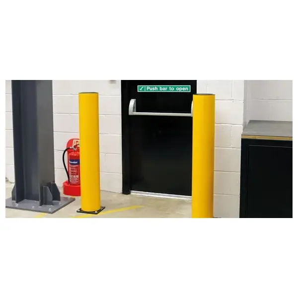 Bezpečnostní zábrana ASAFE, iFlex sloup Bollard – žlutá, v. 2000 mm, pr. 210 mm