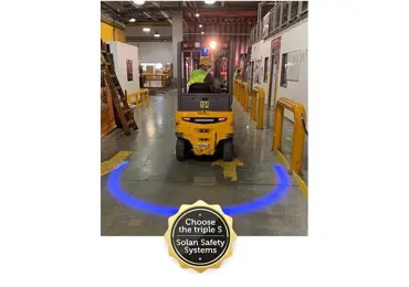 BlueDetect, bezpečnostní obvodové světlo pro VZV s couvacími senzory