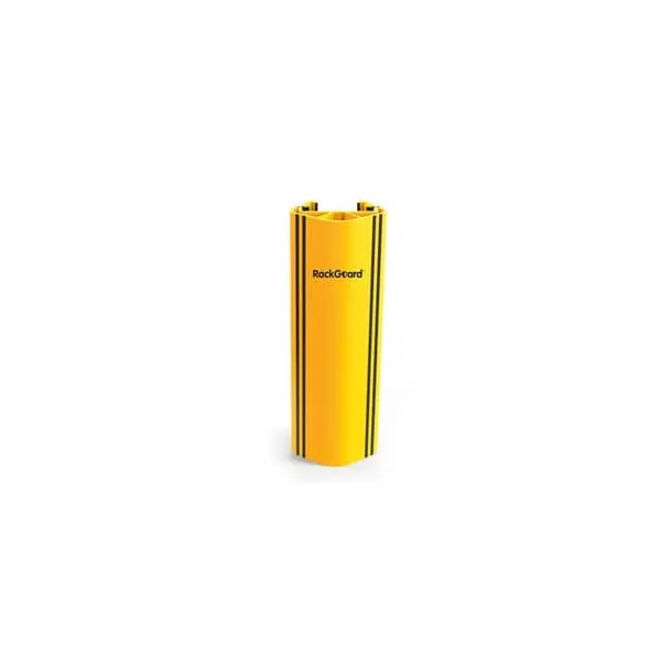 Chránič regálových stojin iFlex RackGuard, střední bez gumové zarážky – žlutá, v. 600 mm