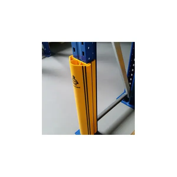 Chránič regálových stojin iFlex RackGuard, střední bez gumové zarážky – žlutá, v. 600 mm