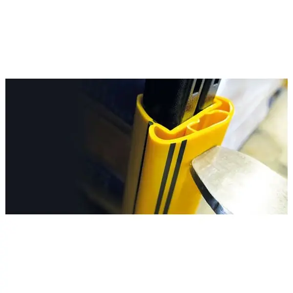 Chránič regálových stojin iFlex RackGuard, střední bez gumové zarážky – žlutá, v. 600 mm