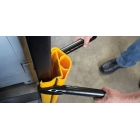 Chránič regálových stojin iFlex RackGuard, střední bez gumové zarážky – žlutá, v. 600 mm