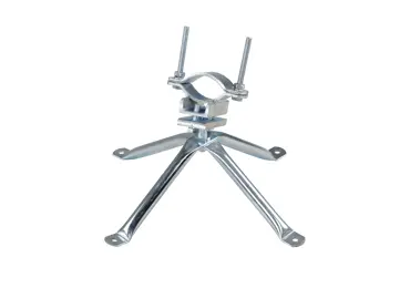 Čtyřbodové upevnění s kulovým kloubem pro montáž na zeď a sloupky – pr. 50–85 mm