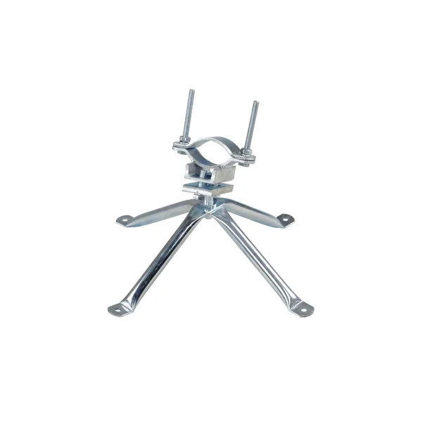 Čtyřbodové upevnění s kulovým kloubem pro montáž na zeď a sloupky – pr. 50–85 mm