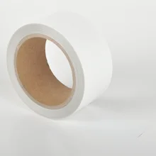 Extra tenká podlahová páska odolná proti znečištění WT-5229, odnímatelná – polyester, bílá, 75 mm × 15 m