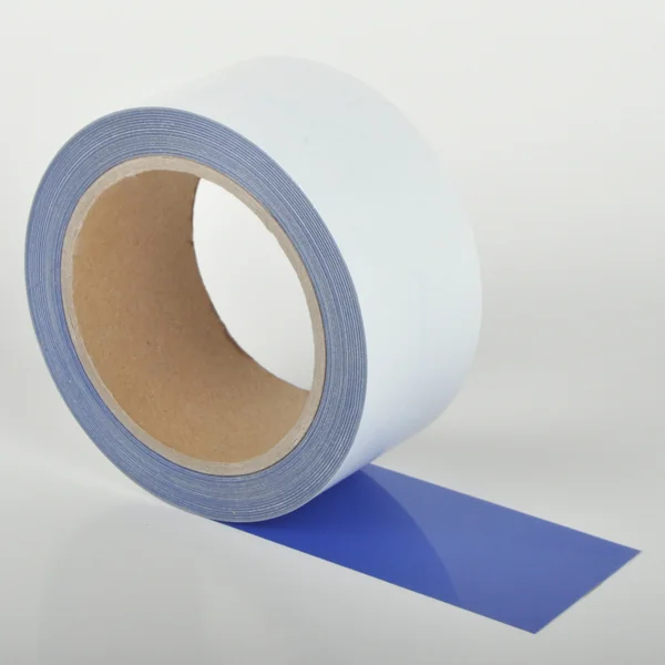 Extra tenká podlahová páska odolná proti znečištění WT-5229, permanentní – polyester, modrá, 100 mm × 15 m