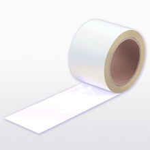 Extra tenká podlahová páska WT-5429 s protiskluzovým povrchem, odnímatelná – fólie, bílá, 75 mm × 10 m