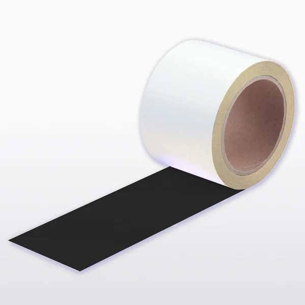 Extra tenká podlahová páska WT-5429 s protiskluzovým povrchem, permanentní – fólie, černá, 50 mm × 10 m