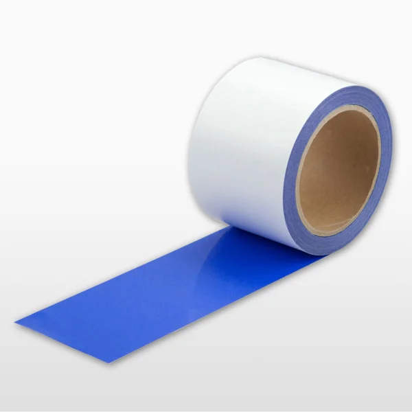Extra tenká podlahová páska WT-5429 s protiskluzovým povrchem, permanentní – fólie, modrá, 75 mm × 10 m