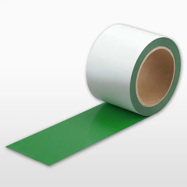 Extra tenká podlahová páska WT-5429 s protiskluzovým povrchem, permanentní – fólie, zelená, 50 mm × 10 m