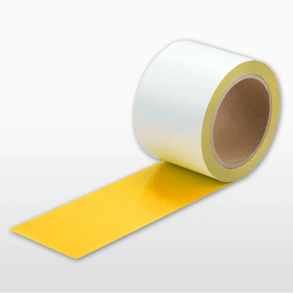 Extra tenká podlahová páska WT-5429 s protiskluzovým povrchem, permanentní – fólie, žlutá, 100 mm × 10 m