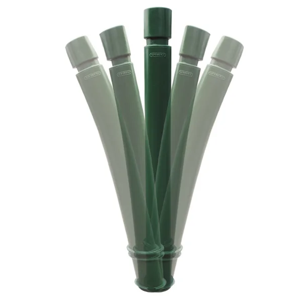 Flexibilní sloupek k zabetonování, výška 1560 (1310) mm, pr. 80 mm, kulatá hlavice – černá