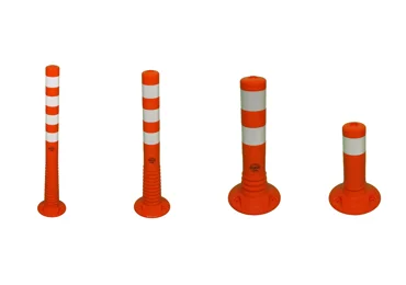 Flexibilní sloupek s kulatou podstavou – TPE, pr. 200/80 mm, oranžová