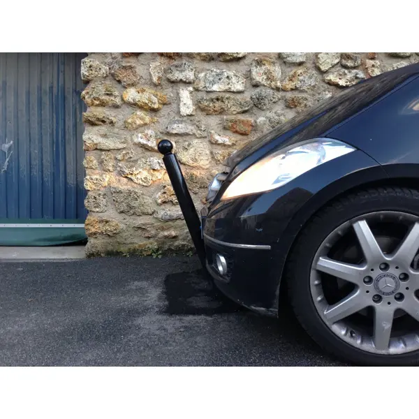 Flexibilní sloupek, výška 800 mm, pr. 100 mm, kulatá hlavice – zelená