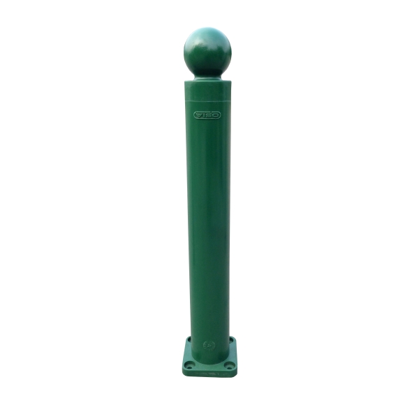 Flexibilní sloupek, výška 800 mm, pr.80 mm, kulatá hlavice – zelená