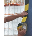 Hladká textilní páska WT-5561 – textil potažený PE, modrá, 75 mm × 50 m