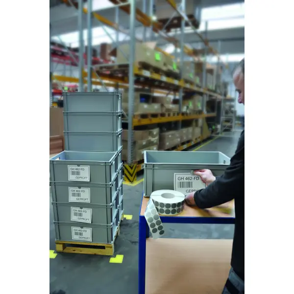 Hladké textilní body Standard WT-5561 – textil potažený PE, zelená, pr. 30 mm, 4000 bodů