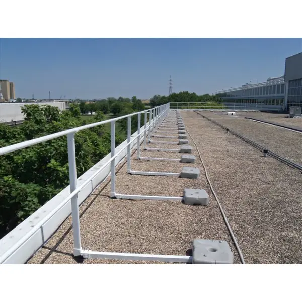 Hliníkové zábradlí VarioRail ALU Stabil 24, vzpřímené – s průběžnými tyčemi zábradlí, délky 101 m a více