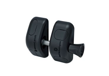 Jednostranný zámek na bránu s magnetickou západkou 7-17 mm – černá