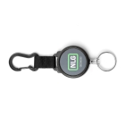 Jojo karabina Mini NLG Lanyard s ocelovým lankem na nářadí – kov, černá