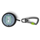 Jojo karabina NLG Lanyard s ocelovým lankem na nářadí s nosností 3 kg – kov, černá