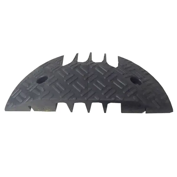 Kabelový přejezd, most 10t, koncový díl – 250×500×70 mm, černá