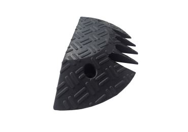 Kabelový přejezd, most 10 t, koncový díl – 250×500×70 mm, černá