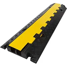 Kabelový přejezd, most 15 t – 1000×250×50 mm, žluto-černá