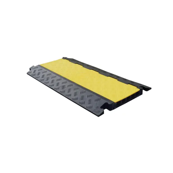 Kabelový přejezd, most 20 t – 910×500×45 mm, žluto-černá