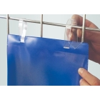 Kapsy na dokumenty, s poutky – modrá, 215×160 mm, A5 vertikální, balení 10 ks