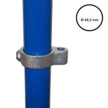 Konstrukční fitinka, spojka ocelový trubek pr. 48,3 mm – pantové očko 138-D48
