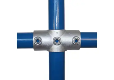 Konstrukční fitinka, spojka ocelových trubek 119 – průběžný kříž (středový)