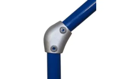 Konstrukční fitinka, spojka ocelových trubek 124 – variabilní úhlová spojka 15˚ až 60˚