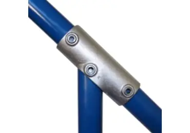 Konstrukční fitinka, spojka ocelových trubek 127 – nastavitelná úhlová odbočka dlouhá