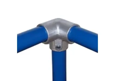 Konstrukční fitinka, spojka ocelových trubek 128 – rohový ukončovací spoj