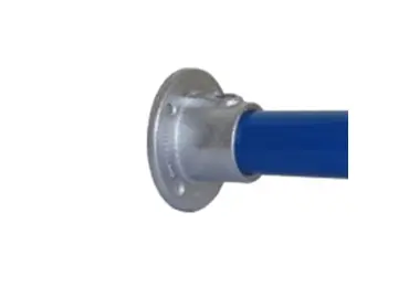 Konstrukční fitinka, spojka ocelových trubek 131 – podstava přírubová nástěnná